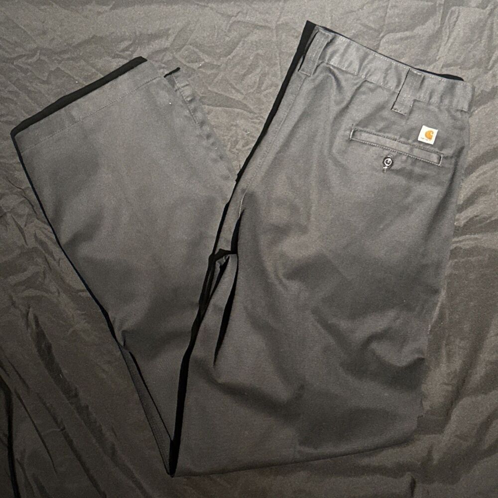 Carhartt 40x34 Relaxed Fit Twill Pants Black B290 BLK